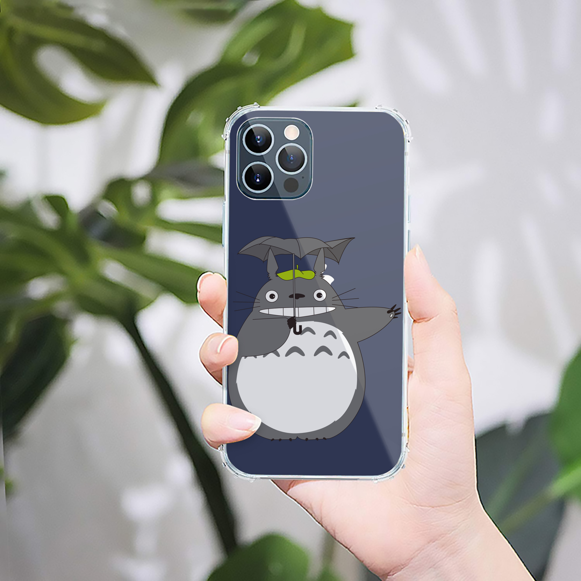 （画像用） となりのトトロ 草壁メイ 草壁サツキ My Neighbor Totoro Satsuki Kusakabe Mei Kusakabe 【iPhone 12シリーズ対応】透明スマホケース（クリアソフトケース）